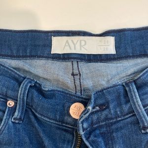 AYR Skinny Mid-Rise Women's Blue Jeans